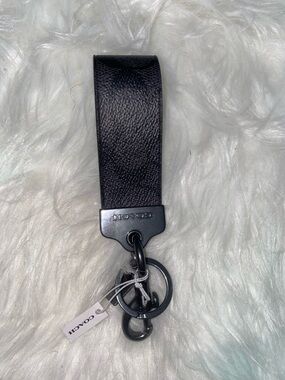 Coach Black key chain